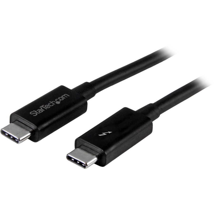 StarTech 1m (3.3ft) Thunderbolt 3 Cable, 20Gbps, 100W PD, 4K Video, Thunderbolt-Certified, Compatible w/ TB4/USB 3.2/DisplayPort