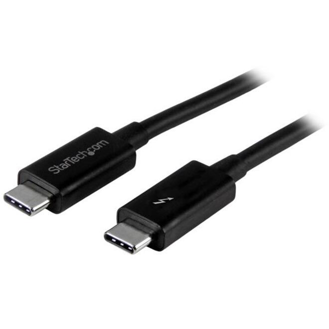 StarTech 2m (6.6ft) Thunderbolt 3 Cable, 20Gbps, 100W PD, 4K Video, Thunderbolt-Certified, Compatible w/ TB4/USB 3.2/DisplayPort