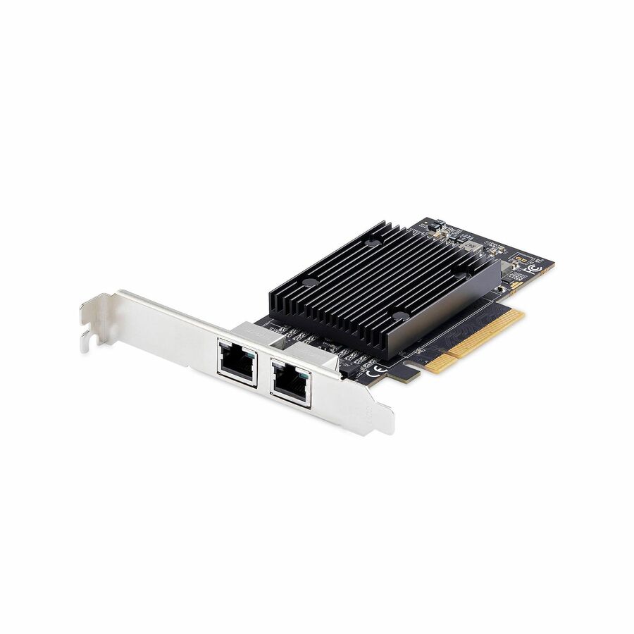 StarTech 2-Port PCIe 10Gb Ethernet Network Card, Dual RJ45 10GBase-T/Gigabit, Broadcom BCM57416 Chipset, NIC Card, Windows & Linux