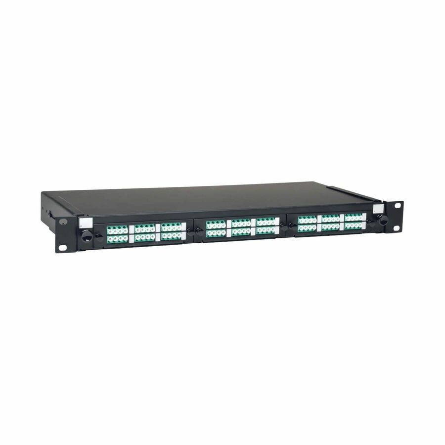 Tripp Lite by Eaton 36-Port LC/LC Rackmount Fiber Enclosure Feed Through Patch Panel 1U