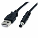StarTech 3 ft USB to Type M Barrel 5V DC Power Cable