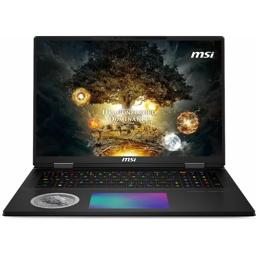 MSI Titan 18 HX Dragon Edition Norse Myth A2XWIG-442US 18" Gaming Notebook - UHD+ - 120 Hz - Intel Core Ultra 9 285HX - 64 GB - 6 TB SSD - Norse Myth Dragon Edition