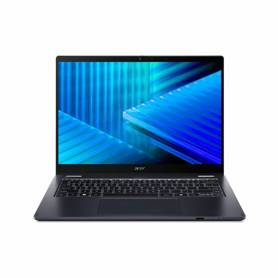 Acer TravelMate P4 Spin 14 TMP414RN-55 TMP414RN-55-79AM 14" Touchscreen Convertible 2 in 1 Notebook - WUXGA - 60 Hz - Intel Core Ultra 7 255U - 16 GB - 1 TB SSD - English Keyboard - Blue