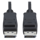 Eaton Tripp Lite Series DisplayPort 1.4 Cable with Latching Connectors, 8K (M/M), Black, 1 ft. (0.31 m)