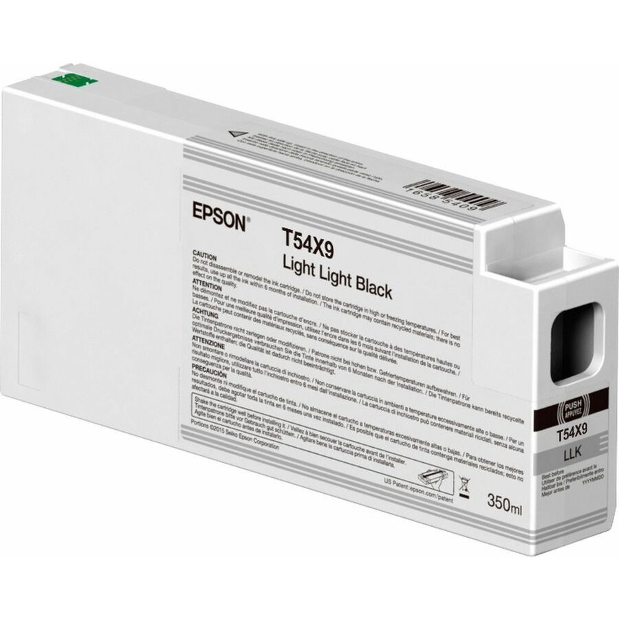 Epson UltraChrome HDX/HD T54X900 Original Inkjet Ink Cartridge - Single Pack - Light Black - 1 Pack