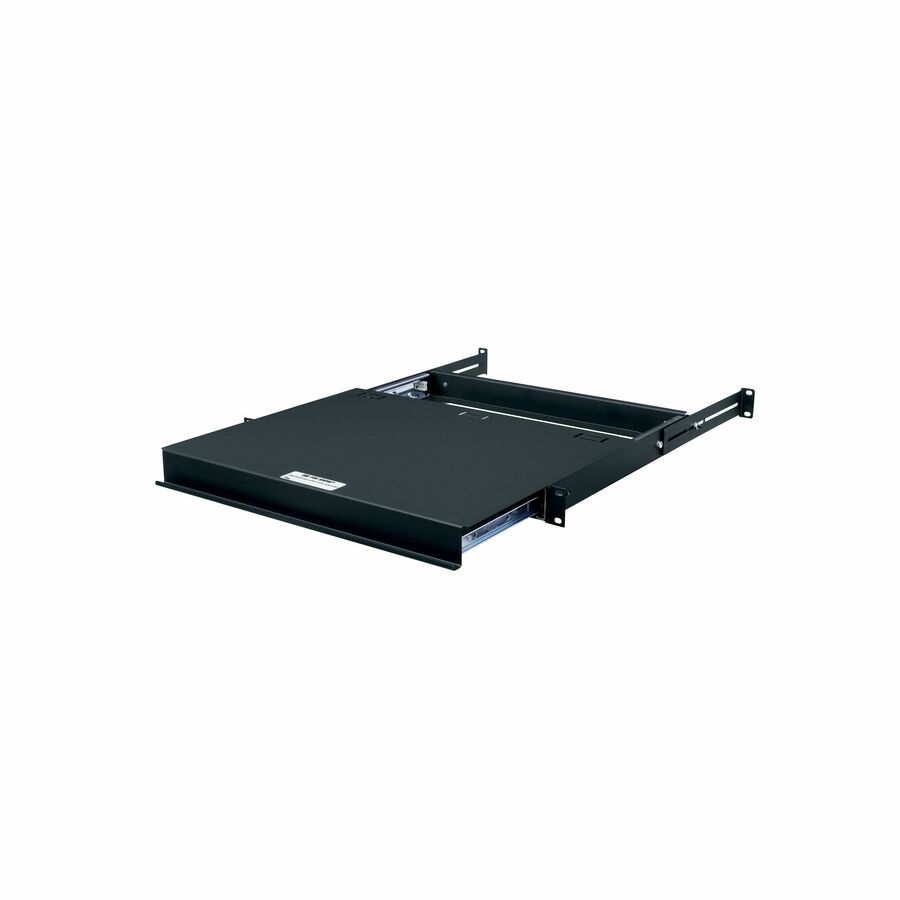 Middle Atlantic 1RU Sliding Rack Mount Shelf - 15.67in Depth - Black