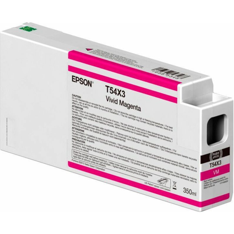 Epson UltraChrome T54X300 Original Inkjet Ink Cartridge - Single Pack - Vivid Magenta - 1 Pack