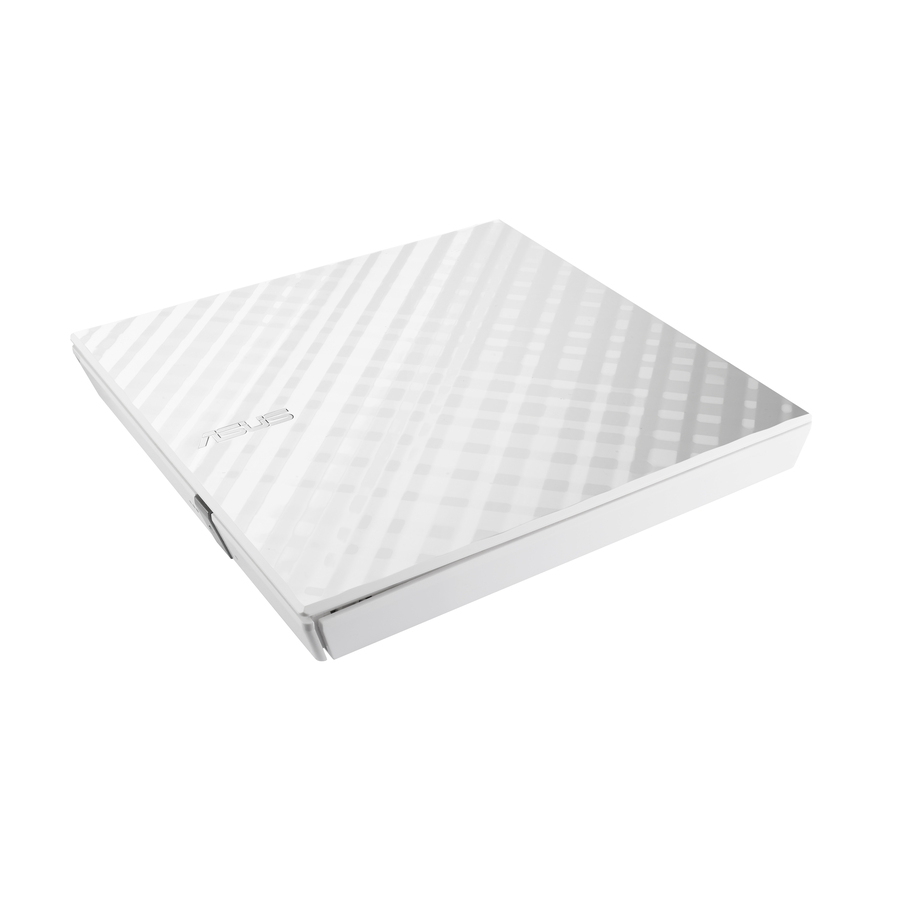 Asus SDRW-08D2S-U Portable DVD-Writer - External - White