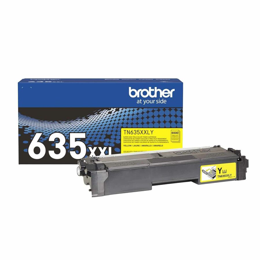 Brother TN635XXLY Original Super High Yield Laser Toner Cartridge - Yellow - 1 Each