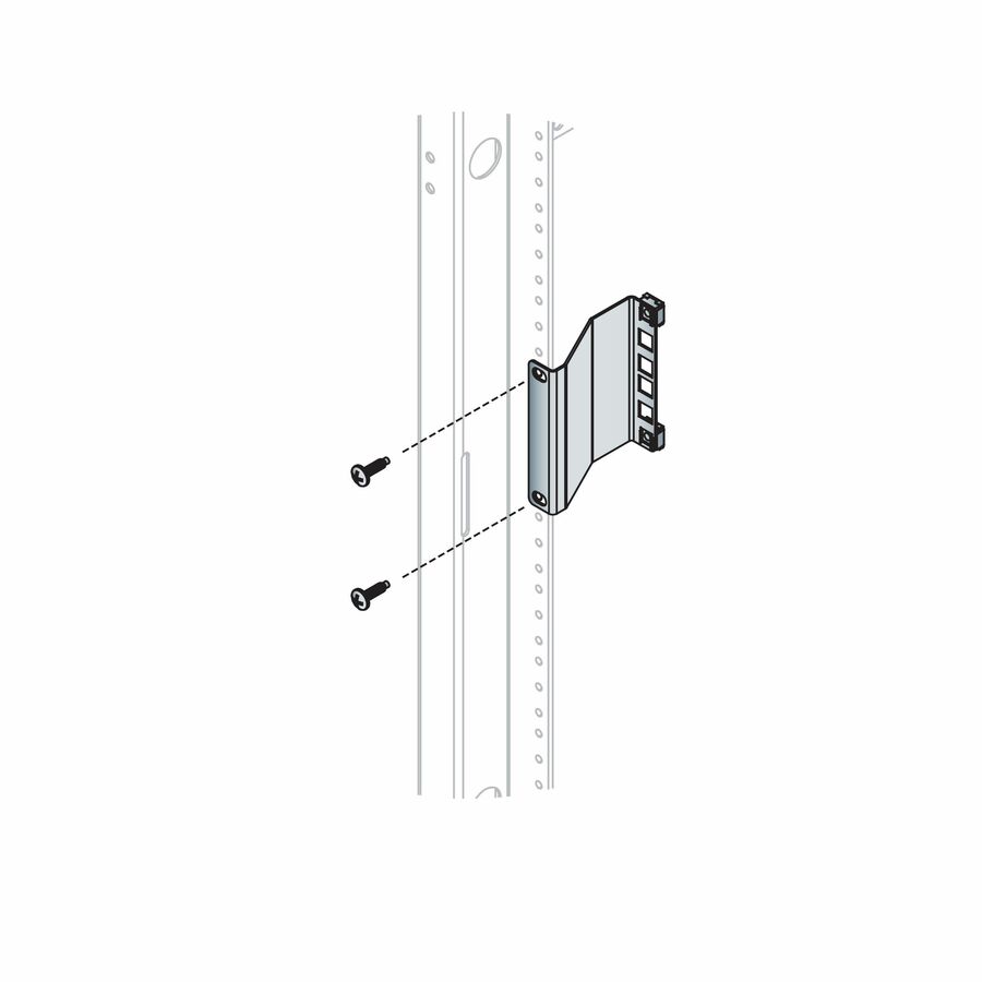 Middle Atlantic 2U Rackrail Recessor - 3in Deep