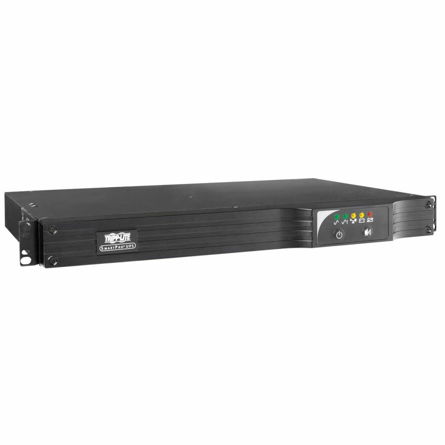 Tripp Lite by Eaton UPS 500VA 300W 120V Line-Interactive UPS 6 NEMA 5-15R Outlets USB DB9 Network Card Option 1U Rack/Tower Battery Backup