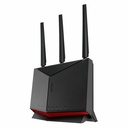 Asus RT-BE86U Wi-Fi 7 IEEE 802.11 a/b/g/n/ac/ax/be Ethernet Wireless Router - TAA compliant