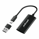 GekoGear Orbit A200 Bluetooth 5.0 Bluetooth Adapter for Smartphone, Display