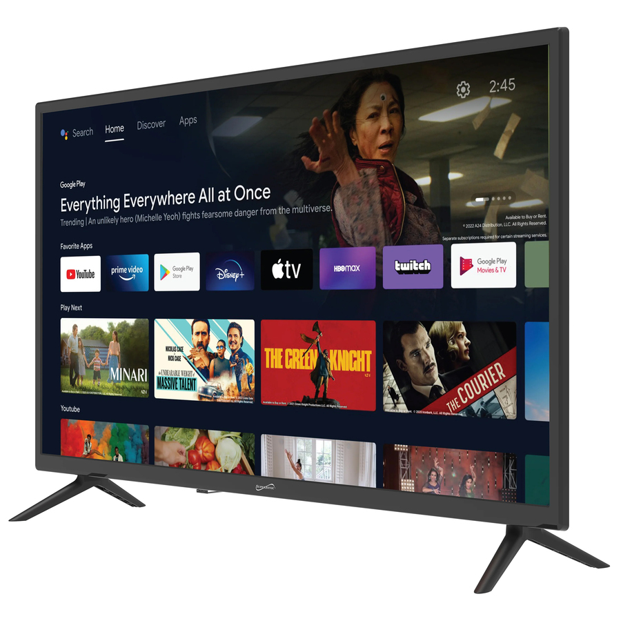 Supersonic SC-3250GTV 32" Smart LED-LCD TV - HDTV - Black