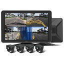 GekoGear Orbit T100 4 Channel 1080P Dash Cam For Trucks With a 10.1" IPS Screen