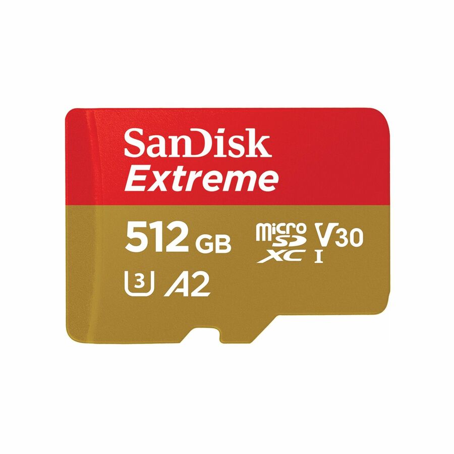 SanDisk Extreme 512 GB Class 3/UHS-I (U3) V30 microSDXC
