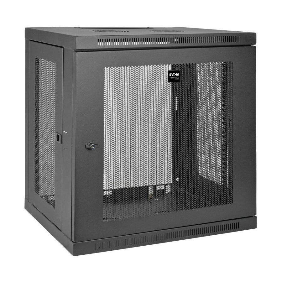 Tripp Lite by Eaton SmartRack 12U Low-Profile Switch-Depth Wall-Mount Small Rack Enclosure
