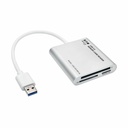 Tripp Lite by Eaton USB 3.0 SuperSpeed Multi-Drive Memory Card Reader/Writer Aluminum 5Gbps