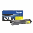 Brother TN635XLY Original High Yield Laser Toner Cartridge - Yellow - 1 Each