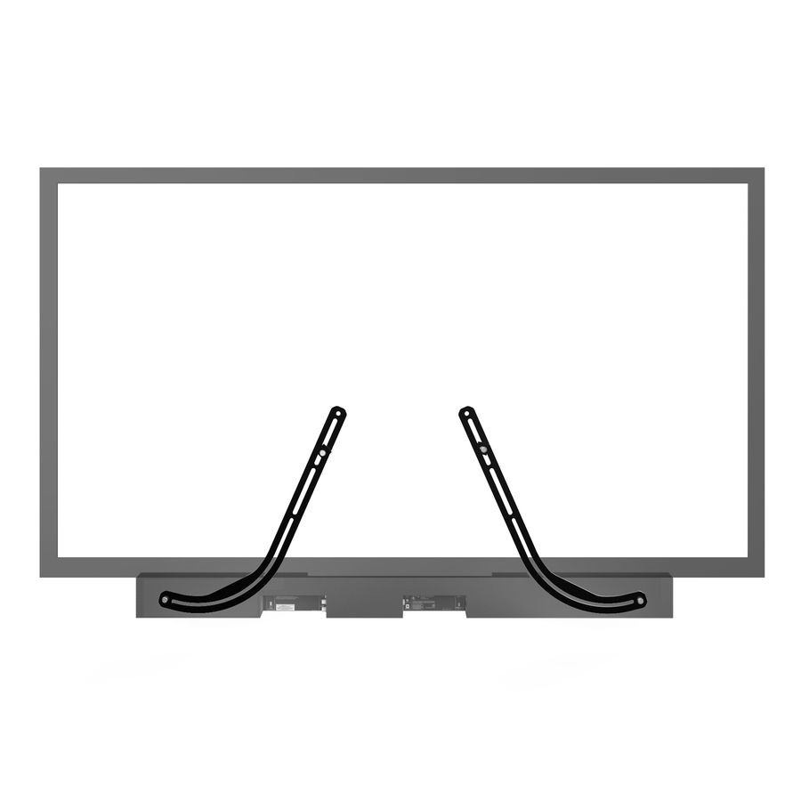 Kanto SB100 Mounting Bracket for Sound Bar Speaker, Flat Panel Display - Black