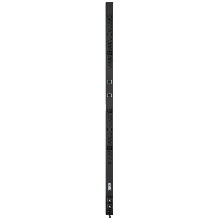 Tripp Lite by Eaton PDU 5.5kW Single-Phase Local Metered PDU 208/230V Outlets (6-C19 & 24-C13) L6-30P 10 ft. (3.05 m) Cord 0U Vertical