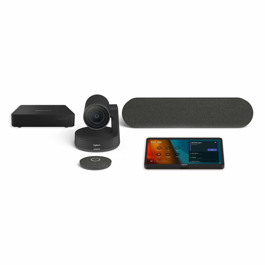 Logitech Medium Microsoft Teams Rooms on Windows with Tap + Rally System + Lenovo ThinkSmart Core Gen 2