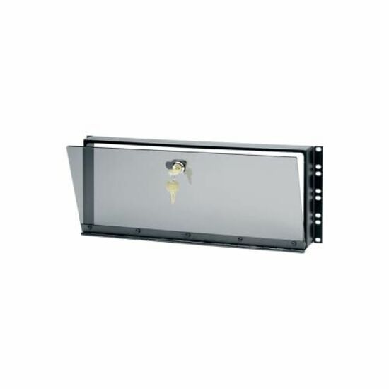 Middle Atlantic Security Cover with Hinged Plexi Door - Fixed - 4RU