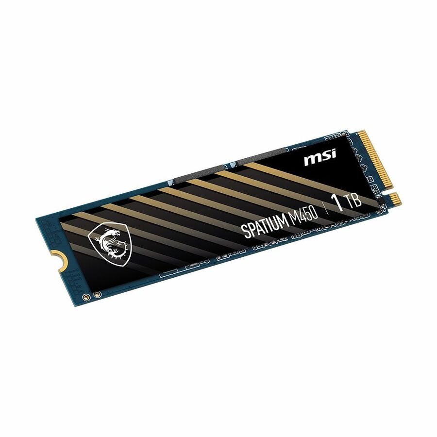 MSI SPATIUM M450 SM450N1TBV1 1 TB Solid State Drive - M.2 2280 Internal - PCI Express NVMe (PCI Express NVMe 4.0 x4)