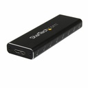 StarTech M.2 SSD Enclosure for M.2 SATA SSDs, USB 3.0 (5Gbps) with UASP, External M.2 SSD Enclosure, Aluminum, TAA