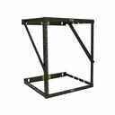 Tripp Lite by Eaton SmartRack 12U Heavy-Duty Flat-Pack Low-Profile Switch-Depth Wall-Mount 2-Post Open Frame Rack