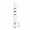 CyberPower P304UC3 Home and Office 3 - Outlet Surge Protector with 500 J Surge Suppression