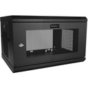 StarTech 2-Post 6U Wall Mount Network Cabinet, 19" Wall-Mounted Server Rack for Data / IT Equipment, Small Lockable Rack Enclosure