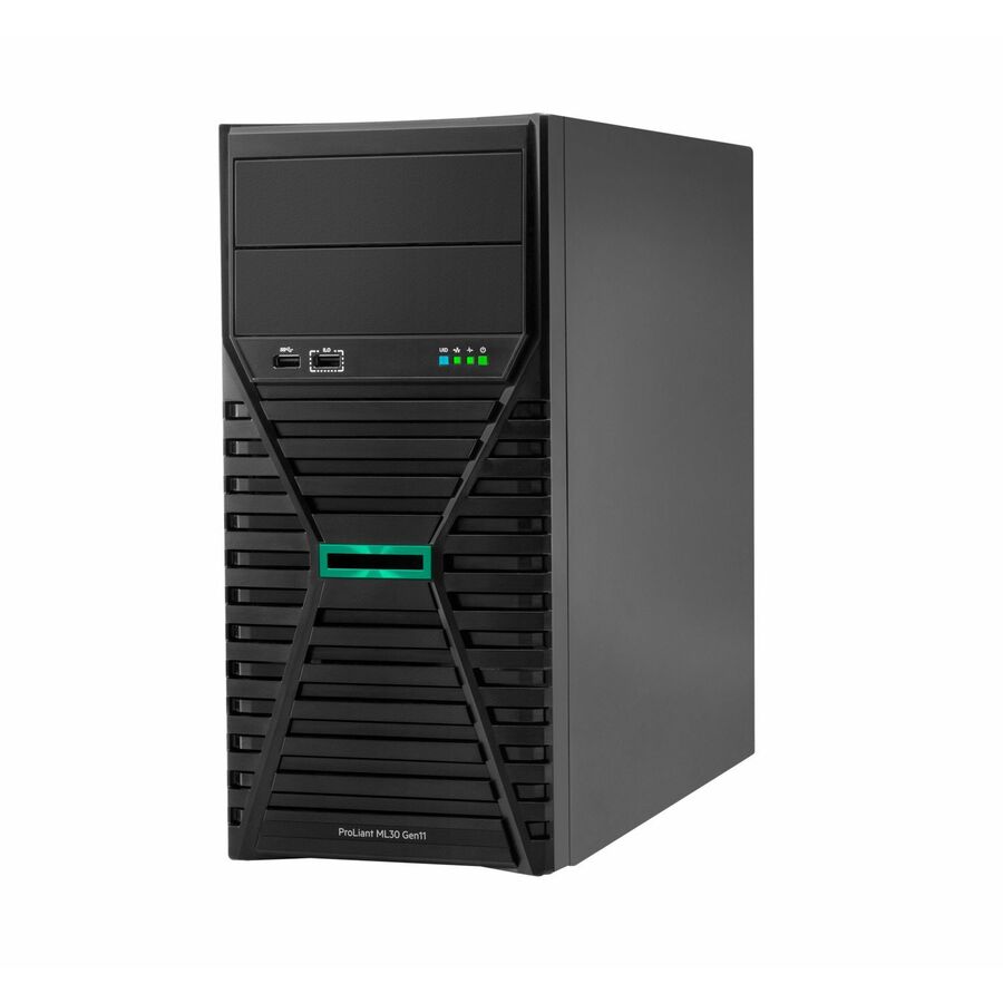 HPE ProLiant ML30 G11 4U Tower Server - 1 x Intel Xeon 6325P 3.50 GHz - 32 GB RAM - 4 TB HDD - (2 x 2TB) HDD Configuration - 12Gb/s SAS, NVMe, Serial ATA/600 Controller