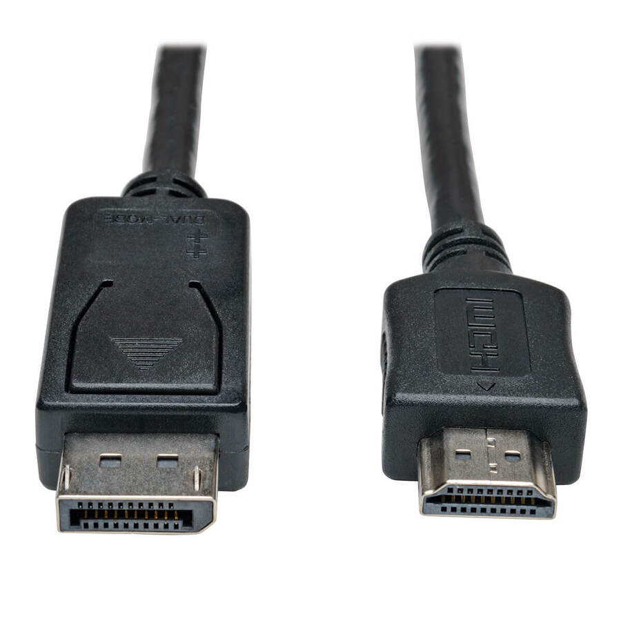 Tripp Lite by Eaton 10ft DisplayPort to HDMI Adapter Converter Cable Video / Audio M/M