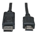Tripp Lite by Eaton 10ft DisplayPort to HDMI Adapter Converter Cable Video / Audio M/M