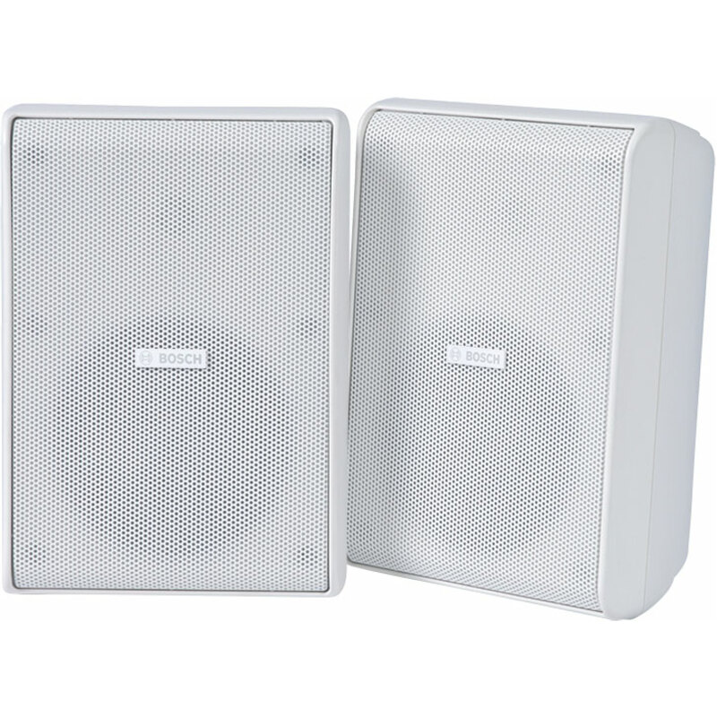 Bosch 2-way Indoor/Outdoor Wall Mountable, Cabinet Mount Speaker - 75 W RMS - White