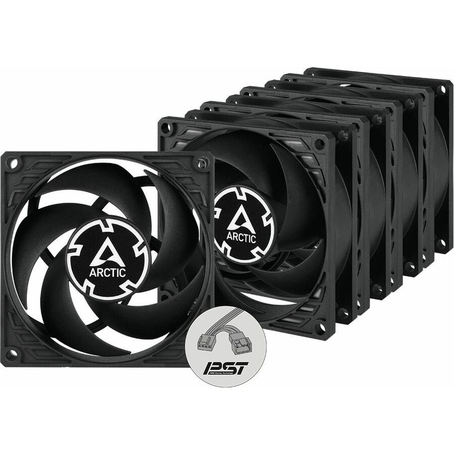 Arctic P8 PWM PST Cooling Fan - 5 Pack
