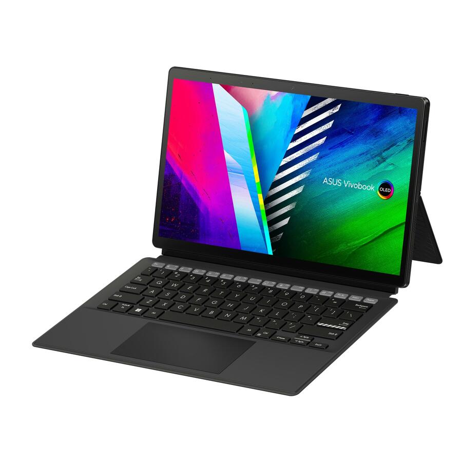 Asus Vivobook 13 Slate OLED T3300KA-DH26T 13.3" Touchscreen Detachable 2 in 1 Notebook - Full HD - Intel Pentium Silver N6000 - 8 GB - 256 GB SSD - Black