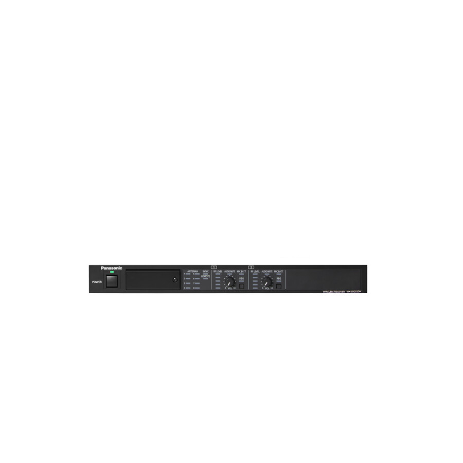 Panasonic WX-SR202DN 2-Channel Dante Digital Wireless Mic Receiver
