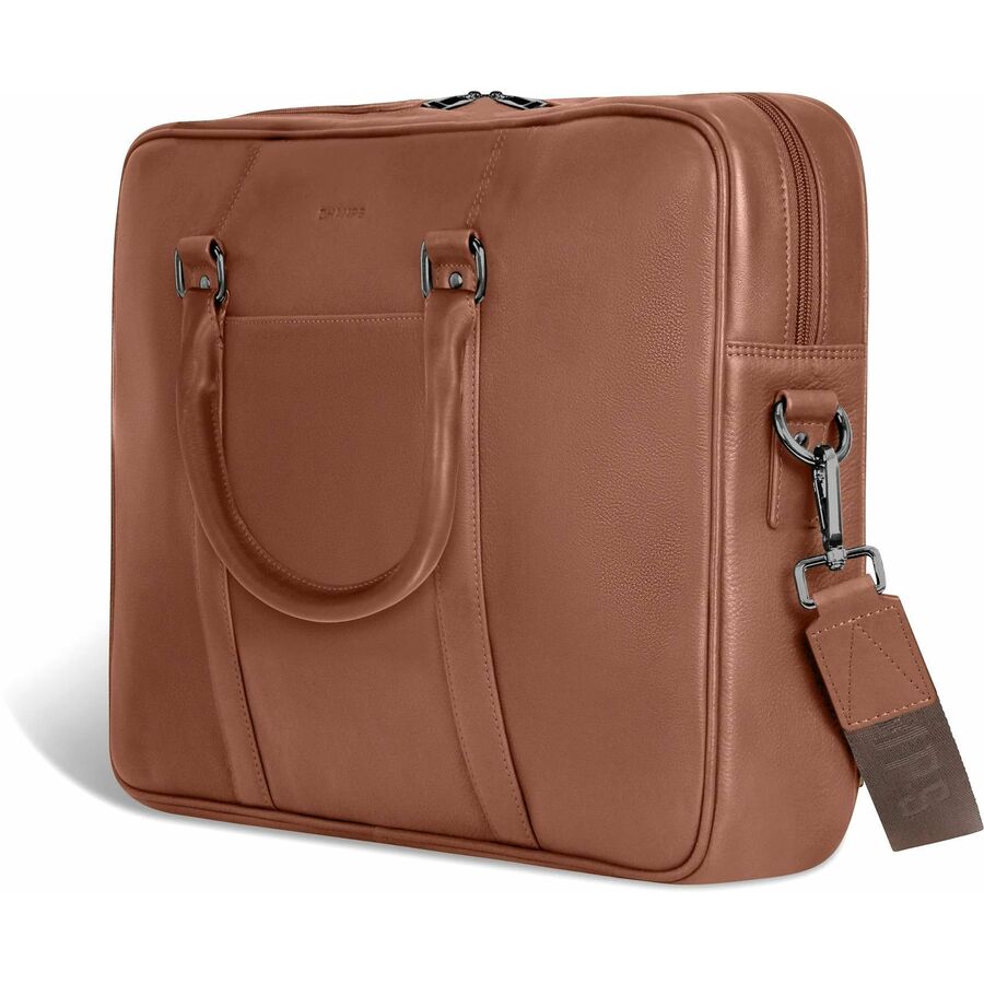 Champs Onyx Carrying Case (Briefcase) for 11" to 15.6" Notebook - Brown
