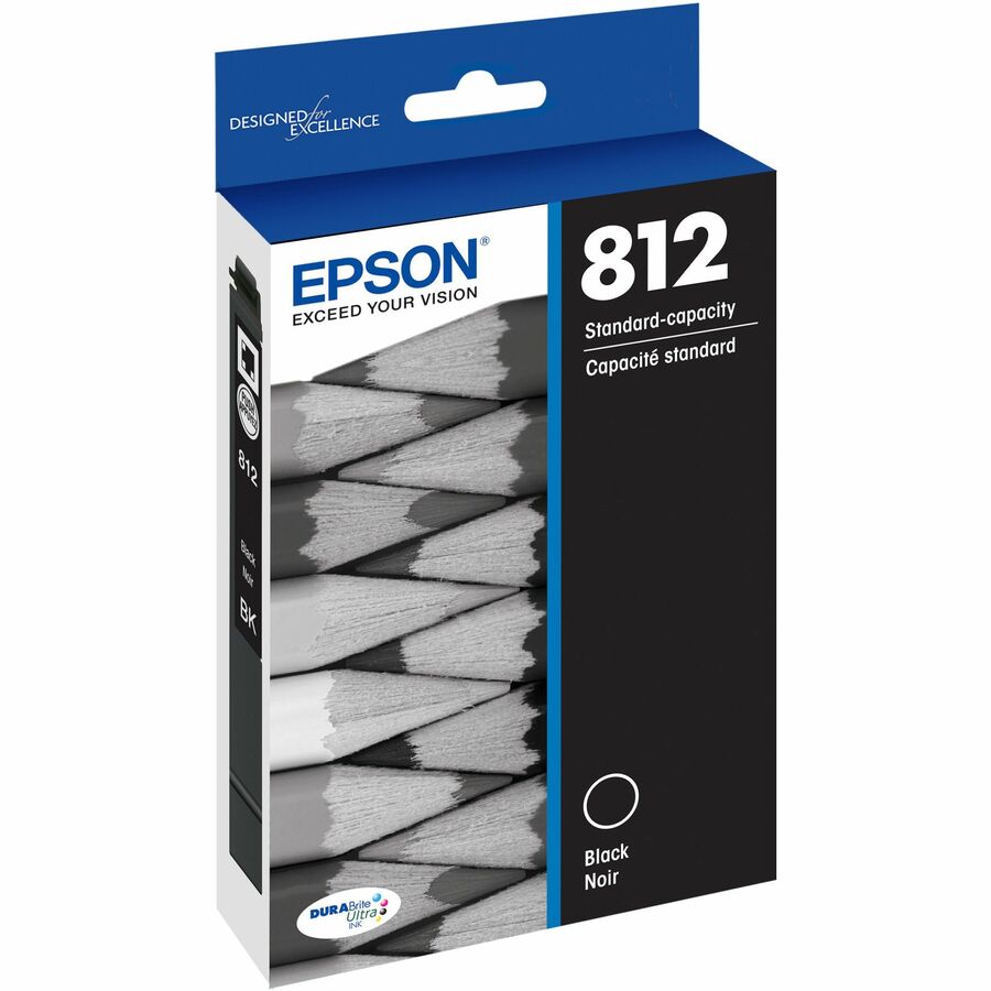 Epson DURABrite Ultra T812 Original Inkjet Ink Cartridge - Single Pack - Black - 1 Each