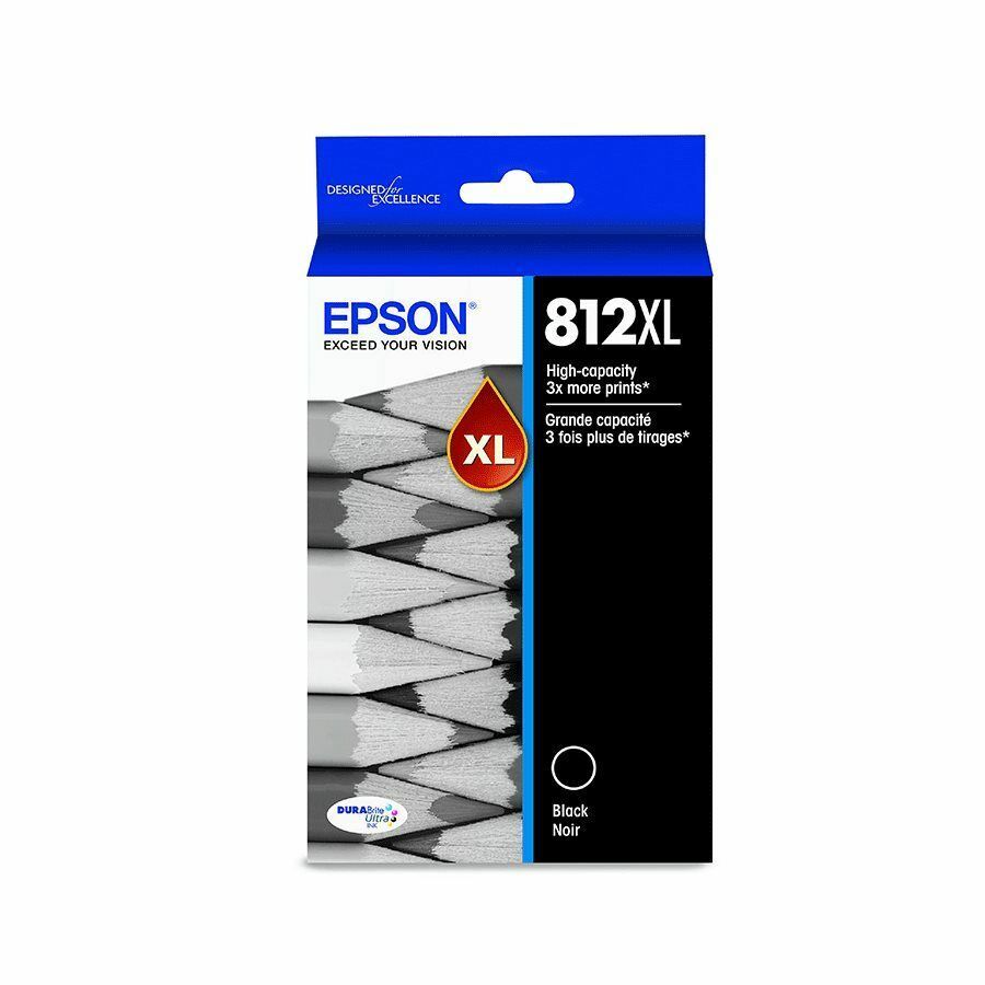 Epson T812 Original High Yield Inkjet Ink Cartridge - Black - 1 Each