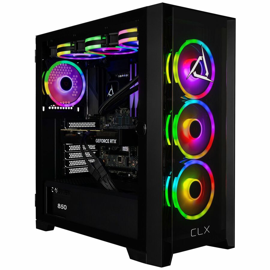 CLX SET Gaming Desktop Computer - Intel Core i9 14th Gen i9-14900KF - 32 GB - 2 TB SSD - Mid-tower - Black