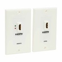 Tripp Lite by Eaton HDMI over Dual Cat5/Cat6 Extender Wall Plate Kit with Transmitter and Receiver TAA