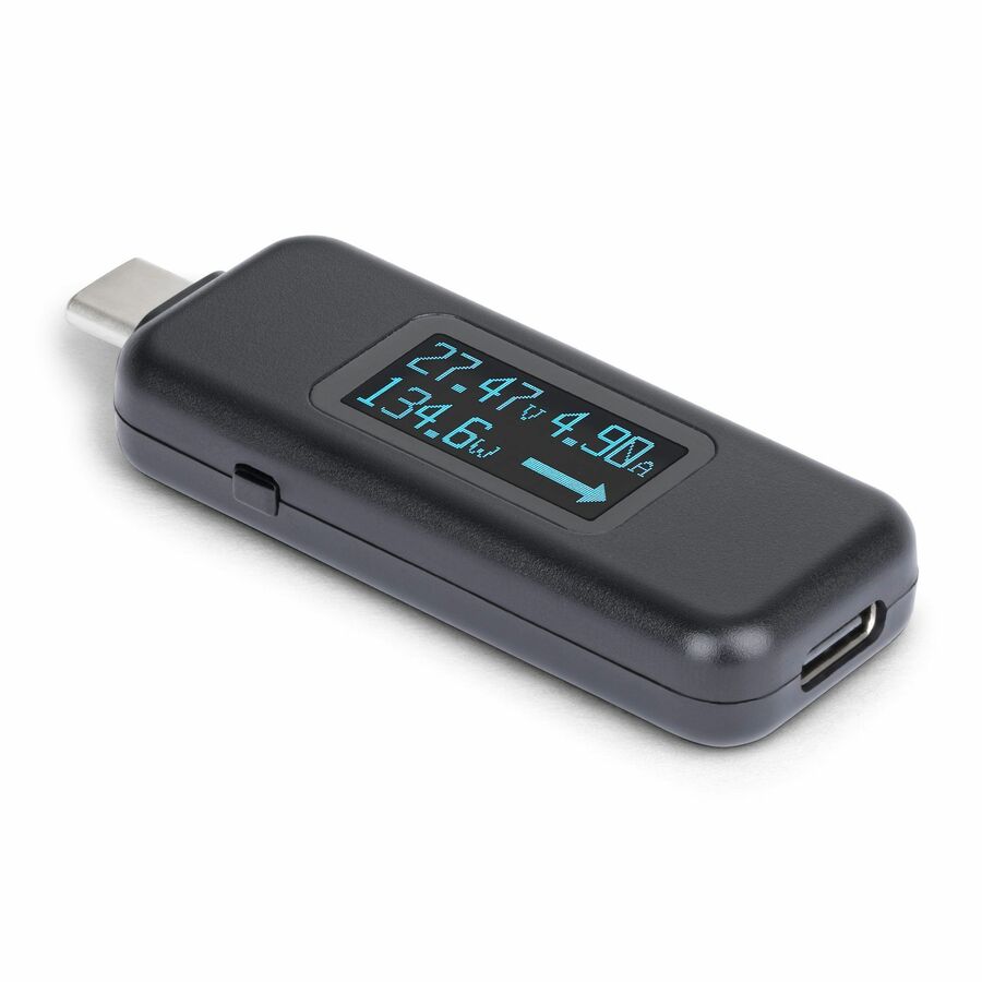 StarTech USB-C Power Tester, Bi-Directional Voltage/Current Multimeter, 240W PD EPR, Digital OLED, Portable USB-C Cable/Port Power Meter Tester