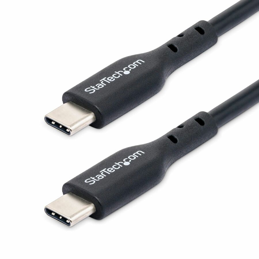 StarTech 10ft (3m) USB-C Charging Cable, Charge & Sync, 60W (3A) PD, USB 2.0 Laptop Charger Cable, TPE Jacket - USB C Charging Cord