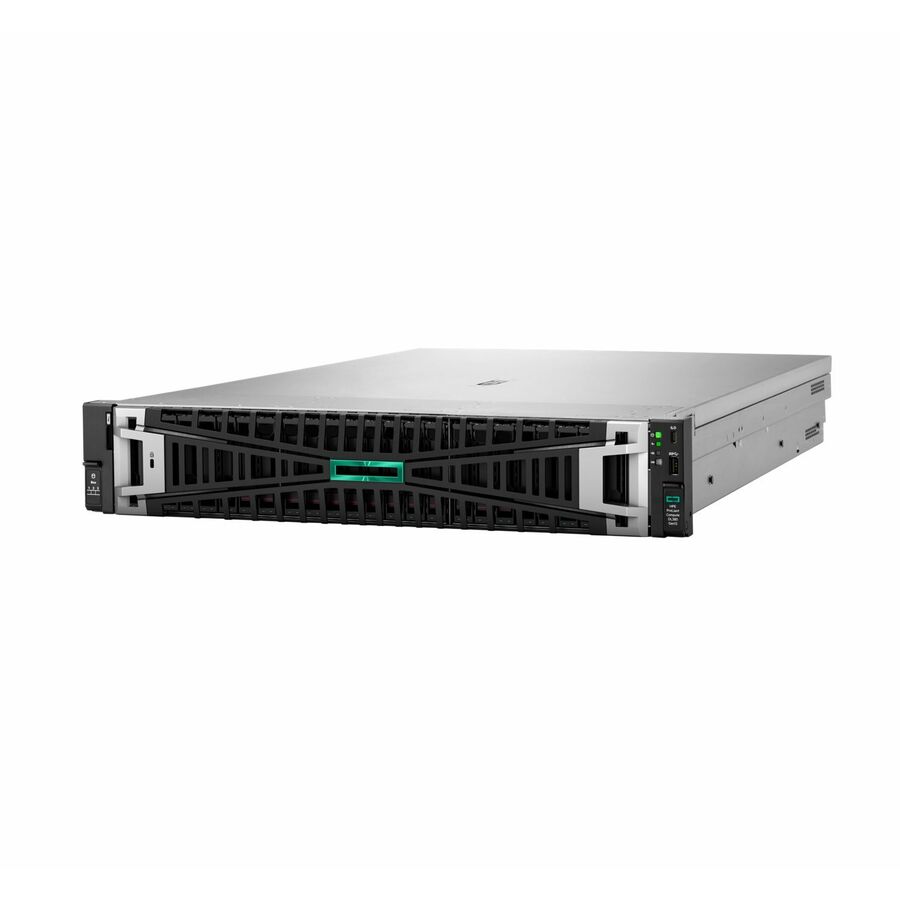 HPE ProLiant Compute DL380 Gen12 2U Rack Server - 1 x Intel Xeon 6505P 2.20 GHz - 64 GB RAM - 16 TB HDD - (2 x 8TB) HDD Configuration - Serial ATA/600, 12Gb/s SAS, NVMe Controller