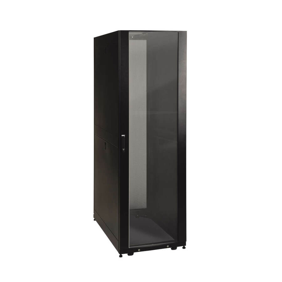 Tripp Lite by Eaton SmartRack 42U Standard-Depth Rack Enclosure Cabinet with Clear Acrylic Window