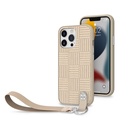 Moshi Altra Carrying Case Apple iPhone 13 Pro Smartphone - Sahara Beige