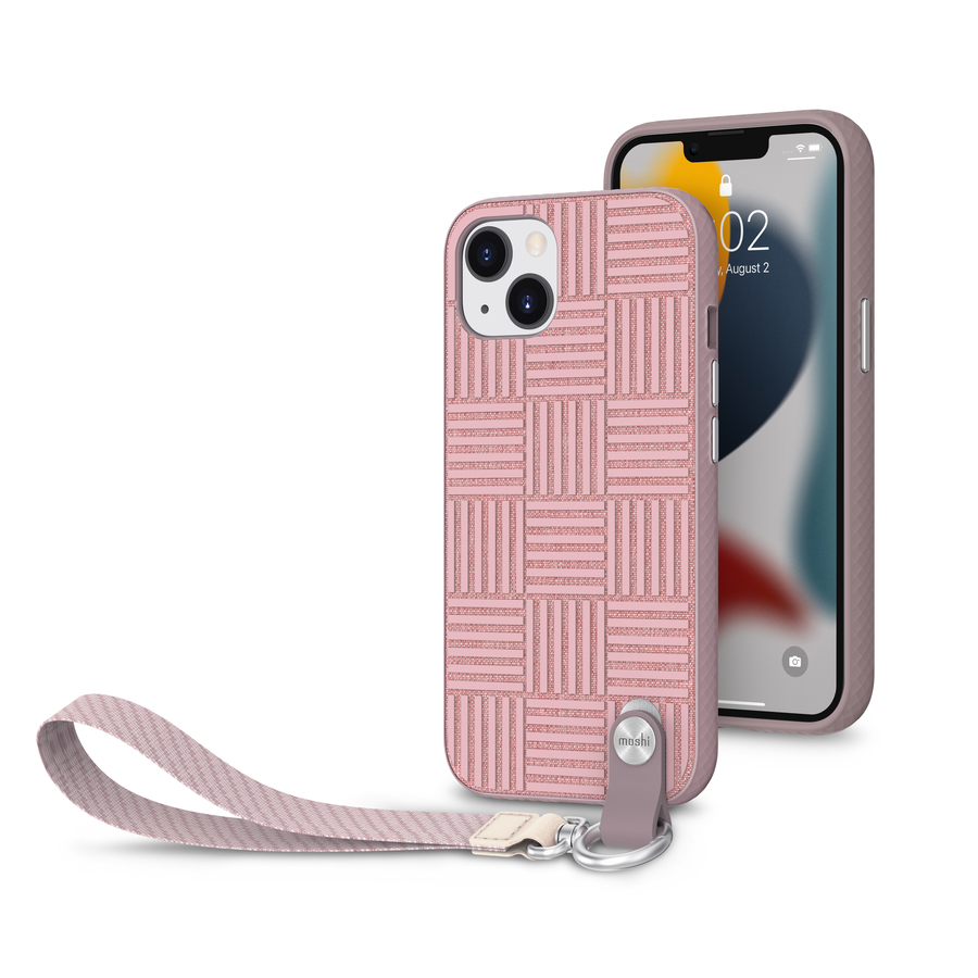 Moshi Altra Carrying Case Apple iPhone 13 Smartphone - Rose Pink